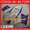 Корпус для YAMAHA красный глянцевый каркас FZRR 250 FZR 250R FZR 250 1986 1987 1988 1989 123HM.42 FZR250RRR FZR250R FZR-250 fzr250 86 87 88 89 обтекатель