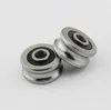 50PCS / Lot SG15 5x17x8mm u Groove Roller Rullhjulskivor Kullager Styrspår 5 * 17 * 8mm