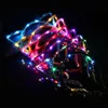 10 PCSSET HELA LUMINESCENCE HEADDRESS CAT EAR Rabbit Eared Hair Band med LED Flash Baby Girl Pannband Toys2618771