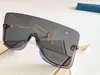 Nouvelles lunettes de soleil créatrices de mode 0540 Connected Lens Big Size Half-Frame avec petite étoile Avantgarde populaire Goggle Top Quality 0546288654