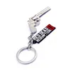 2021 Red Dead Redemption Keychain Metal Letter Tag Pistol Key Chain Key Rings Fashion Jewelry Will and Sand Drop Shipping