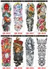 Su geçirmez Geçici Dövme Sticker Tam Kol Büyük Kafatası Eski Okul Serin Moda Dövme Çıkartmalar Erkekler Kadınlar için Flaş Sahte Dövmeler