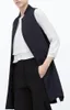 Women's Spring Autumn Hot Sale Outwear Long Blazer Vests Office Ladies Notched Blazer Waistcoats