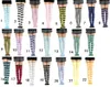 Seksowne Kobiety Długie Stripe Skarpety Festiwal Cosplay Costume Prop Long Tube Stocking College Girls Kolange Hights Sock Mid-Calf Długość Skarpetki