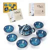 7 unids/set China Kung Fu juego de té Jingdezhen juego de té de cerámica taza de té chino porcelana 1 tetera + 6 tazas buen regalo