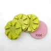 10 Pieces 4 Inch D100mm Wet Polishing Pads Resin Grinding Disc for Concrete and Terrazzo Floor246D