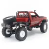 Wpl 2,4g 4 kanaler RC SUV bilmodell leksaker, 1:16 monster lastbilar, terrängfordon, med ett reservhjul, LED-lampor, Xmas Kid Födelsedagspresent 2-1