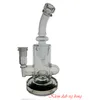 High quality 2020 Klein glass bongs water Torus bong recycler oil rigs glass water pipes bongs joint size 14.4mm cheap price free shipping