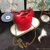 Diseñador de moda Bolsos de mujer Bolsos de cubo de cuerpo cruzado de cuero genuino de alta calidad Mini correa de hombro Bolsos con cordón Love Purse Tote bags