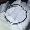 choucong Brudmodearmband glänsande 5A cubic zirconia Vitguldfylld förlovningsarmband för kvinnor bröllopstillbehör