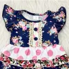 Kleinkind Mädchen Kleidung Sets 2020 Neue Design Blumen Druck Mädchen Kleid Top Lange Hose Anzug Sommer Outfits Kinder Boutique Kleidung set H6516196