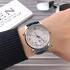 New Master Control 1428530 Steel Case Silver Dial Automatic Mens Watch Blue Leather Date Sapphire Watches 4 Colors Cheap Timezonew2660014