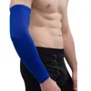 Elbow Knee Pads 1pc Compression Stretch Brace Armwarmer Arm Sleeves För Utomhus Sport Basket Skyddskåpa1