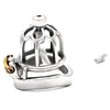 2 Styles 304 stainless steel Male Chastity Device Super Small Cock Cage with Stealth lock Ring Sex Toy