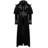 MJARTORIA Homens Noble personalidade manga comprida Fique Collar Steampunk Tuxedo Uniforme Tailcoat Gothic Longo Dia das Bruxas vitoriana