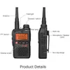 باوفنغ UV-3R ميني اسلكية تخاطب ثنائي الموجات VHF UHF Portable UV3R Two Way Radio H car