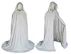 Stylish Floor Length Winter Bridal Wedding Cloak White Cape Elegant Velvet Hooded Cape For Wedding Party Hooded Cloaks