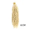 Lans 14 pouces Water Wave Crochet Hair Extensions Bohemian Crochets tresds Synthetic Traiding Fair Pure Blonde Couleurs en vrac LS224891482