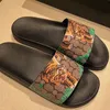 Lüks Erkek Kadın Sandalet Tasarımcı Ayakkabı Terlik İnci Yılan Baskı Lüks Slayt Yaz Geniş Düz Sandalet Kutu Toz Torbası Ile Terlik 46