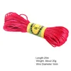 20 Meter 1 mm DIY-Polyesterfaden für handgefertigte Armbänder und Halsketten, mehrfarbiger chinesischer Knotenfaden, Polyester-Nähfaden