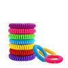 Nuovo braccialetto repellente per zanzare Bracciale elastico elastico a spirale Bracciale da polso a mano Anello telefonico Bracciale anti-zanzara LX2082