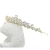 Nuove corone di diademi per accessori per capelli da donna Zircone di alta qualità Tiara da sposa in oro Corona nuziale Accessori per capelli da sposa9375140