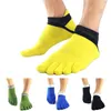 Sale Men Top Quality Five Finger Pure Soft Cotton Toe Socks Winter Autumn Warm Comfortable Boys Breathable Sock1