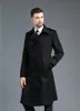 Trench da uomo Uomo Uomo Cappotto lungo doppiopetto Uomo Abiti europei Slim Fit Soprabito manica 2019 Primavera Autunno Nuovo designer9944932