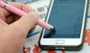 Gorący sprzedawanie 2 w 1 punkcie piłkarskim Screen Screen Stylus Touch Pen Dla iPhone 8 7 6 Samsung Telefon komórkowy Mobilny Tablet