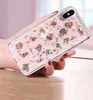 Dla iphone 11 pro max xs max xr x 8 7 6 plus moda spersonalizowane wygodne ręce uczucie srebrnej folii projektu