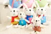 Pluszowy Królik Wisiorek Breloki Cute Cartoon Bunny Doll Faszerowane Zwierzęta Zabawki Piękne Bag Pokój Dekoracje 12 CM 17cm 22cm 32cm