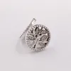 Pandora Trees Of Life Stud örhängen Äkta 925 Sterling Silver Dubbar Passar European Pandora Style Smycken Andy Jewel 297843CZ