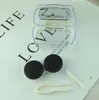 Cartoon Candy Color Contact Lens Case Colored Eye Contact Lenses For Eyes Contacts Lenses Box Suction Cup Tweezer DLH330