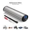 AP - 101 Mini Electric Inflator with Tyre Pressure Gauge LED Light