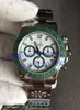 Men's Automatic Green Ceramic Bezel Watches Mens Cal 4130 Chronograph Watch Men 116500 Cosmograph Eta BL Wristwatches2332