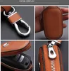 Applicable To BMW Mercedes Audi Toyota Honda Buick Land Rover Car Keychain Car Leather Key Case