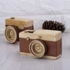 new 2019 Wooden Music Box Retro Camera Design Classical Melody Birthday Home Decoration Vocal Toys Christmas Gifts