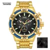 2021 Temeite Top Marque Luxe Golden Homme Montres Montres Sports Montres Hommes Étanche Militaire Médical Homme Gold Wristwatch Relogio Masculino