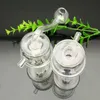 Glass Pipes Smoking blown hookah Manufacture Hand-blown bongs Hot selling super large mouth concave glass water bottle
