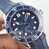 Orologi da uomo 42mm VSF Factory V2 Versione meccanica automatica Cal 8800 Cinturino in caucciù Orologio assiale da uomo Dive Master Ceramic Sapphire C287H