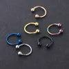 Roestvrije neusringring Circulaires Horseshoes Barbell Rings wenkbrauw lip body piercing sieraden2584603