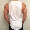 Men's Tank Tops Gym Stringer Clothing Bodybuilding Tank Top Men Fitness Singlet Sleeveless Shirt Solid Cotton Muscle Vest Unders