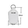 30ml Hand Sanitizer Houder Sleutelhanger Feest Gunst Mini Fles Cover Vierkant 195 Kleuren