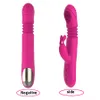 Riscaldamento telescopico vibratore del coniglio rotante 10 modalità vibratore del dildo G Spot stimolatore del clitoride giocattoli adulti del sesso per la donna Y191015