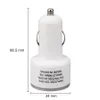 2.1A LED Display Mini Dual USB Car Charger Universal Mobile Phone Car-Charger Adapter för Huawei LG Xiaomi Samsung Tablet-telefoner