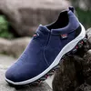 Hot Sale-Spring Newest Men's Casual Sneakers Outdoor Flock Slip-on Men's Casual Shoes Outdoor Rubber Male Flat Sneakers