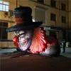 5m Alto Gigante Estranho Inflável Balão Palhaço Clown Crânios Mascotes Para Nightclub Estágio de Halloween ou Desfile Decorações