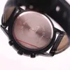 Aehibo хронограф кварцевые мужские часы 43 мм белый циферблат Римский номер черный безель дата все Субдиалы рабочие часы шесть рук мужские наручные часы