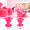 Mjukt gummi magi hårvård rullar silikon hår curler ingen värme nej-clip curling styling diy verktyg gratis skepp skönhet smink tillbehör 30pcs / set