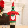 Noel Santa Şişe Vaka İskandinav Noel Baba Ren geyiği kardan adam Şarap Şişesi Kapağı Şampanya Şarap Şişesi Kapağı Hediye Çanta Dekorasyon